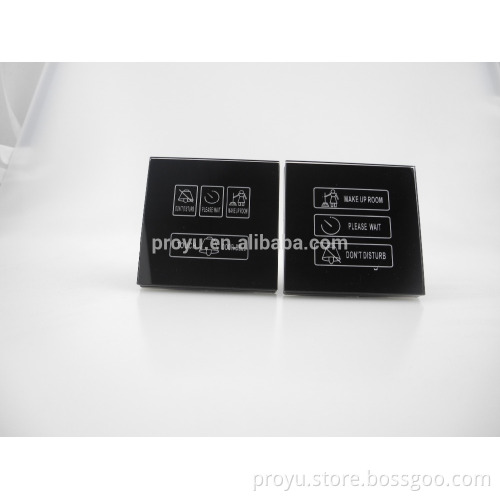 Hotel touch screen room status wall switch hotel control panel PY-RM02